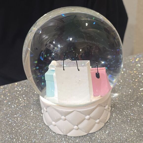 At Home Shopping , Tiffany's, & Lattes Glitter Snow Globe - Picture 6 of 8